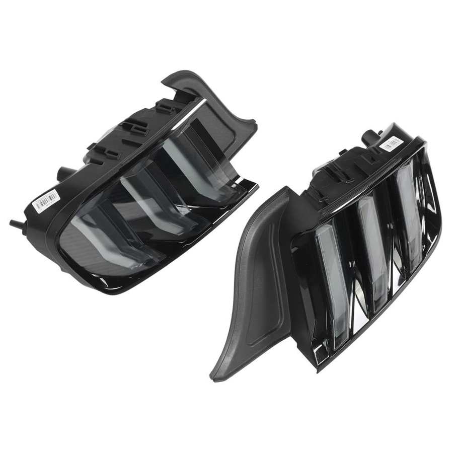 2015-2022 Mustang Smoked Euro Taillights (5 Mode Sequencer)