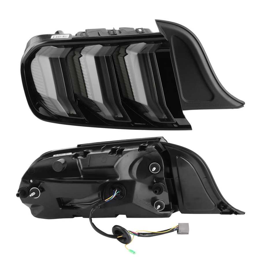 2015-2022 Mustang Smoked Euro Taillights (5 Mode Sequencer)