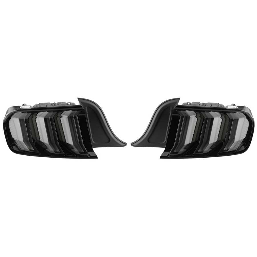 2015-2022 Mustang Smoked Euro Taillights (5 Mode Sequencer)