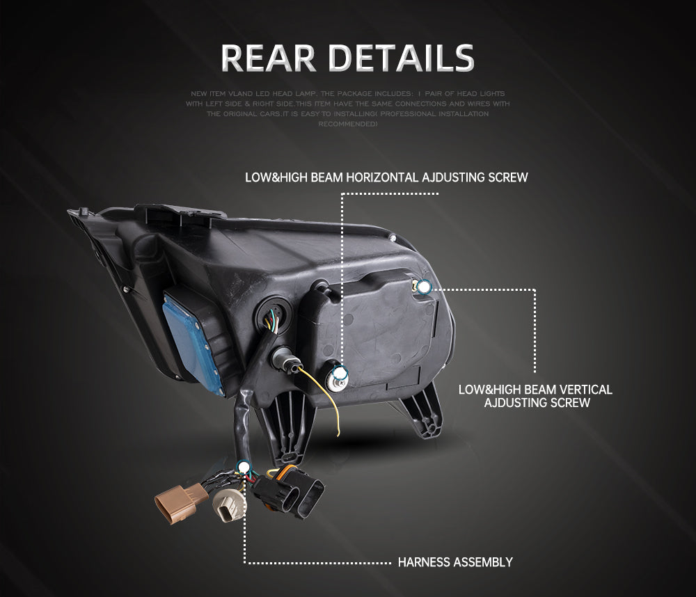 2010-2014 S197 Mustang LED Headlights