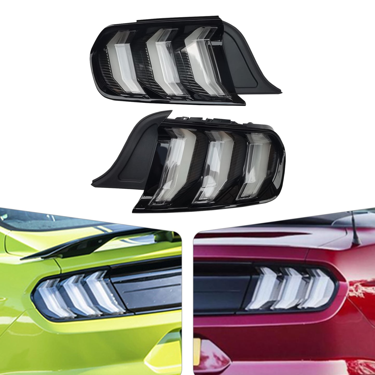 2015-2022 Mustang Euro Taillights (Single Mode)